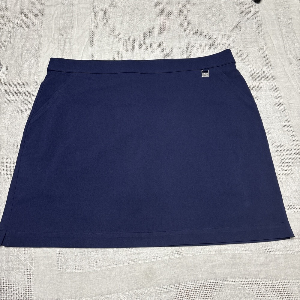 Rafaella‎ Navy Comfort Skort  Skirt Tennis Golf Pickle Ball Size XXL
